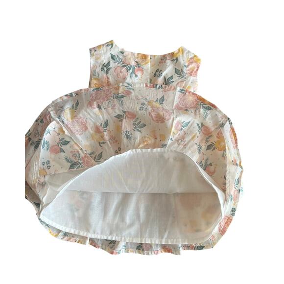 JILLIAN’S CLOSET | Baby Dress Floral with Bow & Pockets | Size 12M - Picture 3 of 5